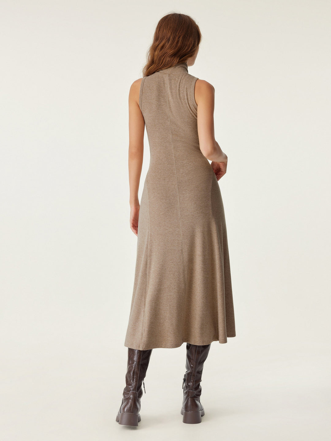 Mockneck Midi Tank Brami Dress